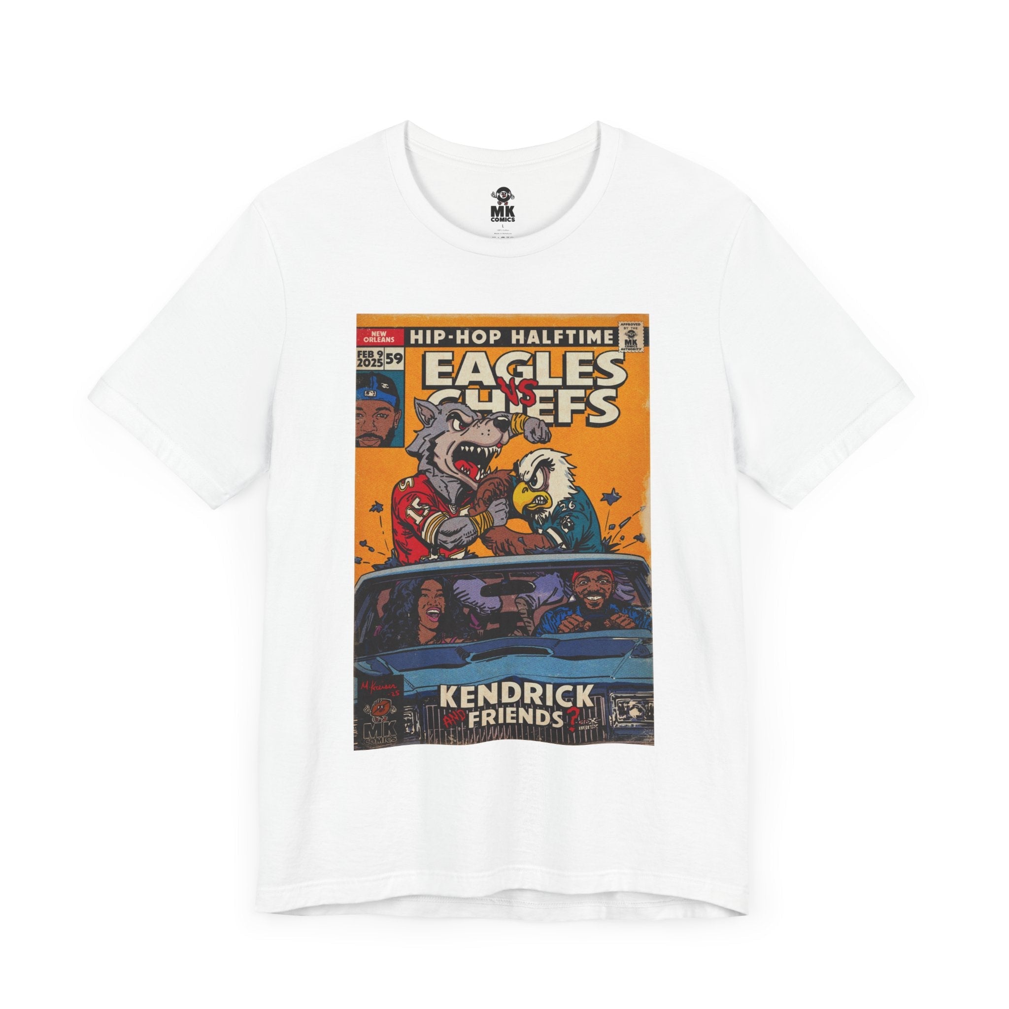 2025 Halftime - Eagles vs Chiefs - Unisex Jersey Short Sleeve Tee