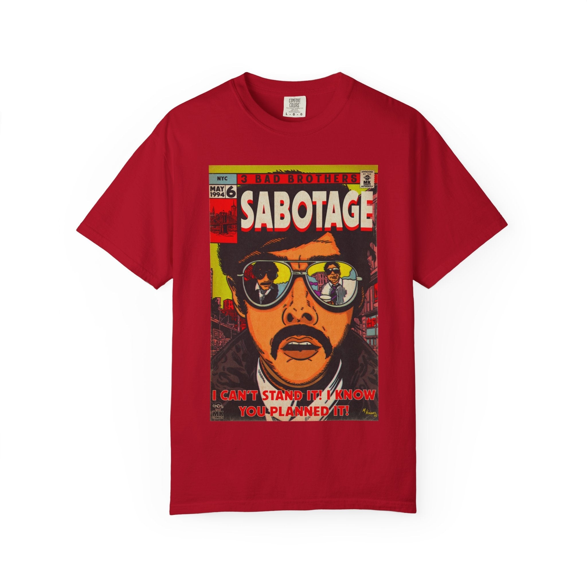 Sabotage - Unisex Comfort Colors Garment-Dyed Heavyweight Short Sleeve Cotton T-shirt