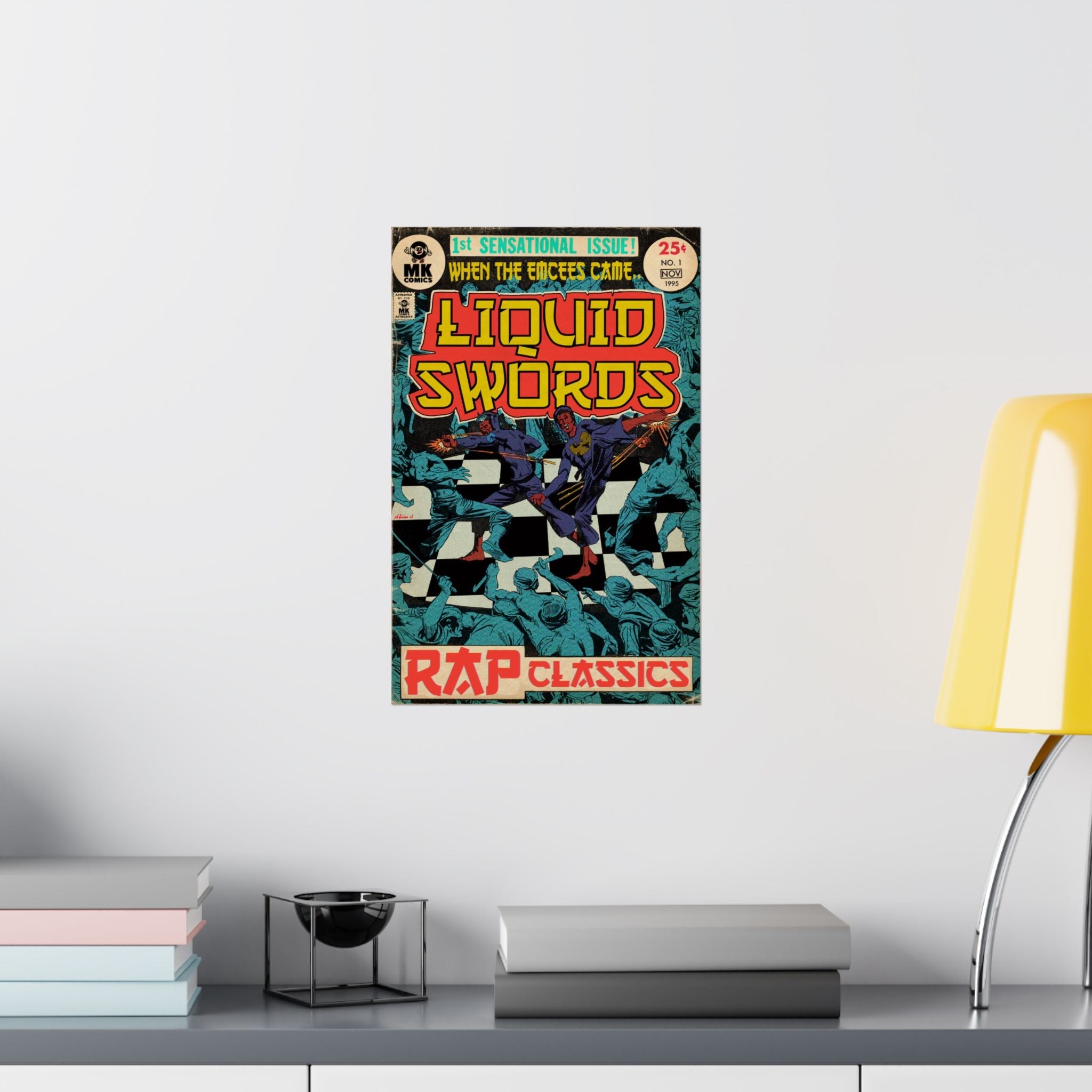 Liquid Swords - Vertical Matte Poster