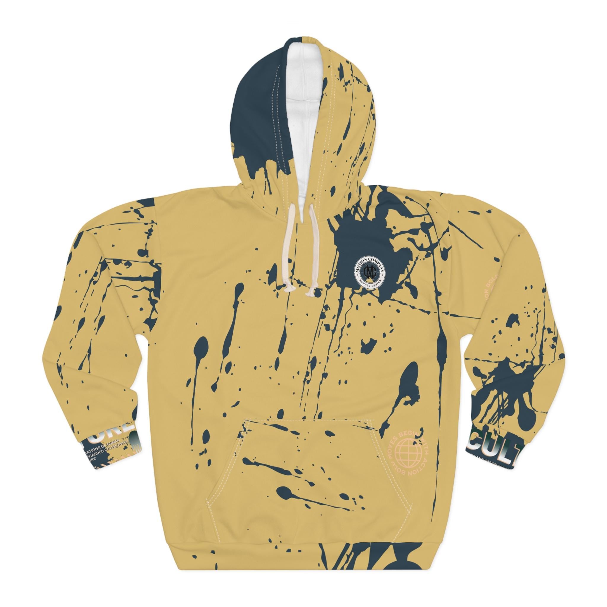 Culture paint splatter Hoodie | Graphic streetwear pullover