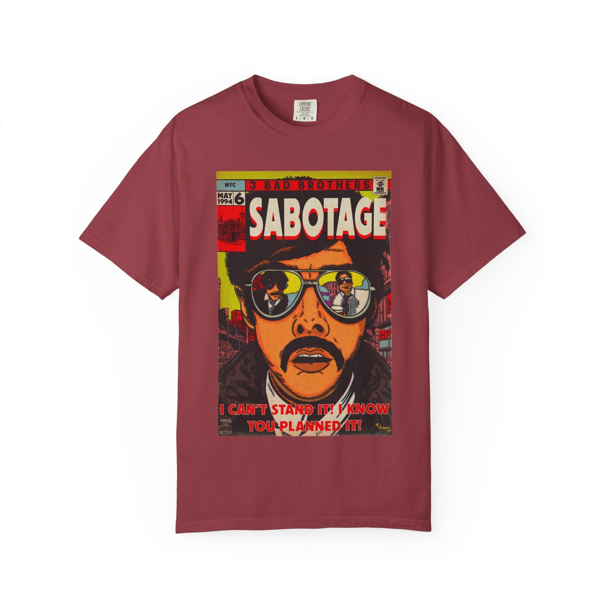 Sabotage - Unisex Comfort Colors Garment-Dyed Heavyweight Short Sleeve Cotton T-shirt