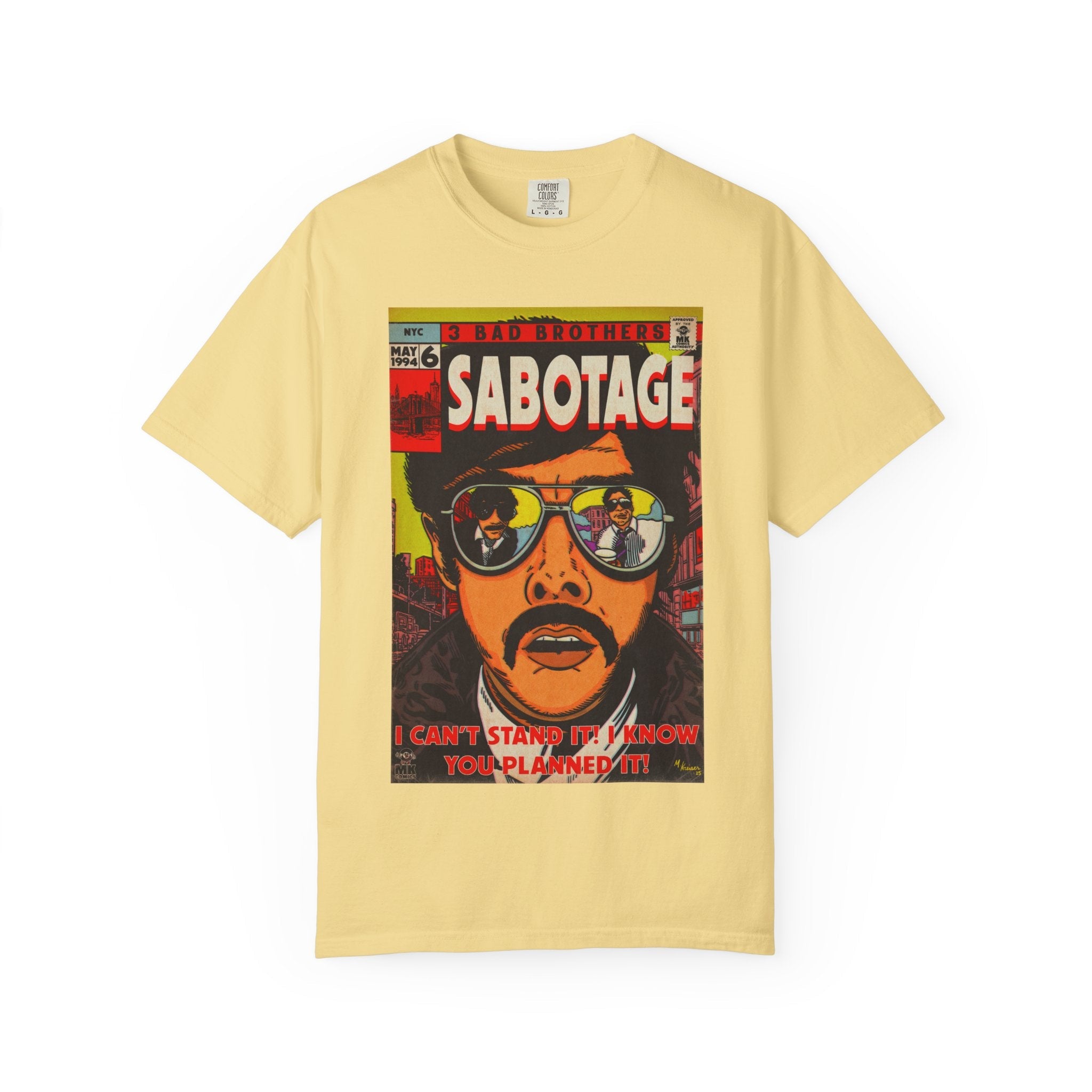 Sabotage - Unisex Comfort Colors Garment-Dyed Heavyweight Short Sleeve Cotton T-shirt