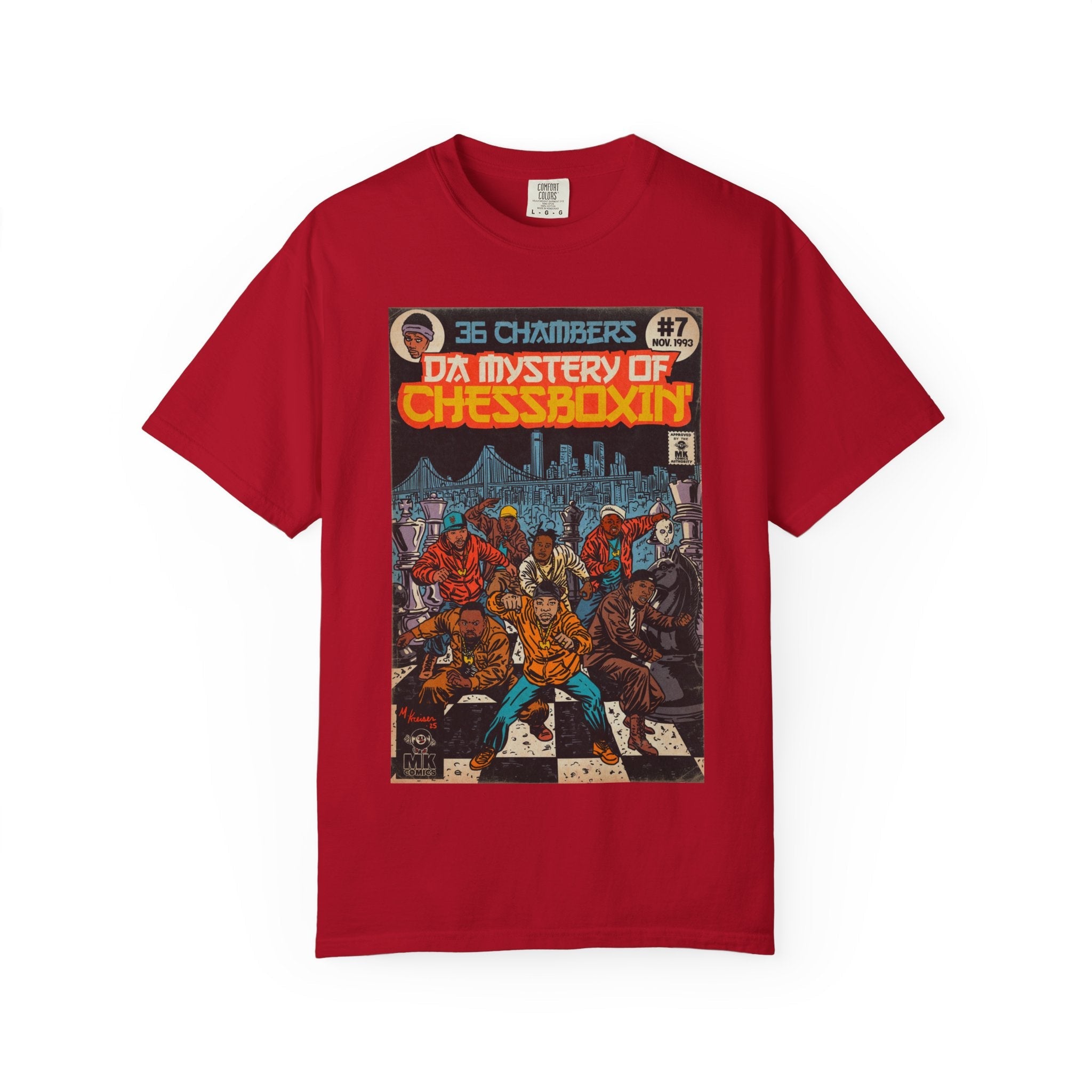 Da Mystery of Chessboxin - Unisex Comfort Colors T-shirt | Hip Hop Graphic Cotton Oversized Streetwear Tee