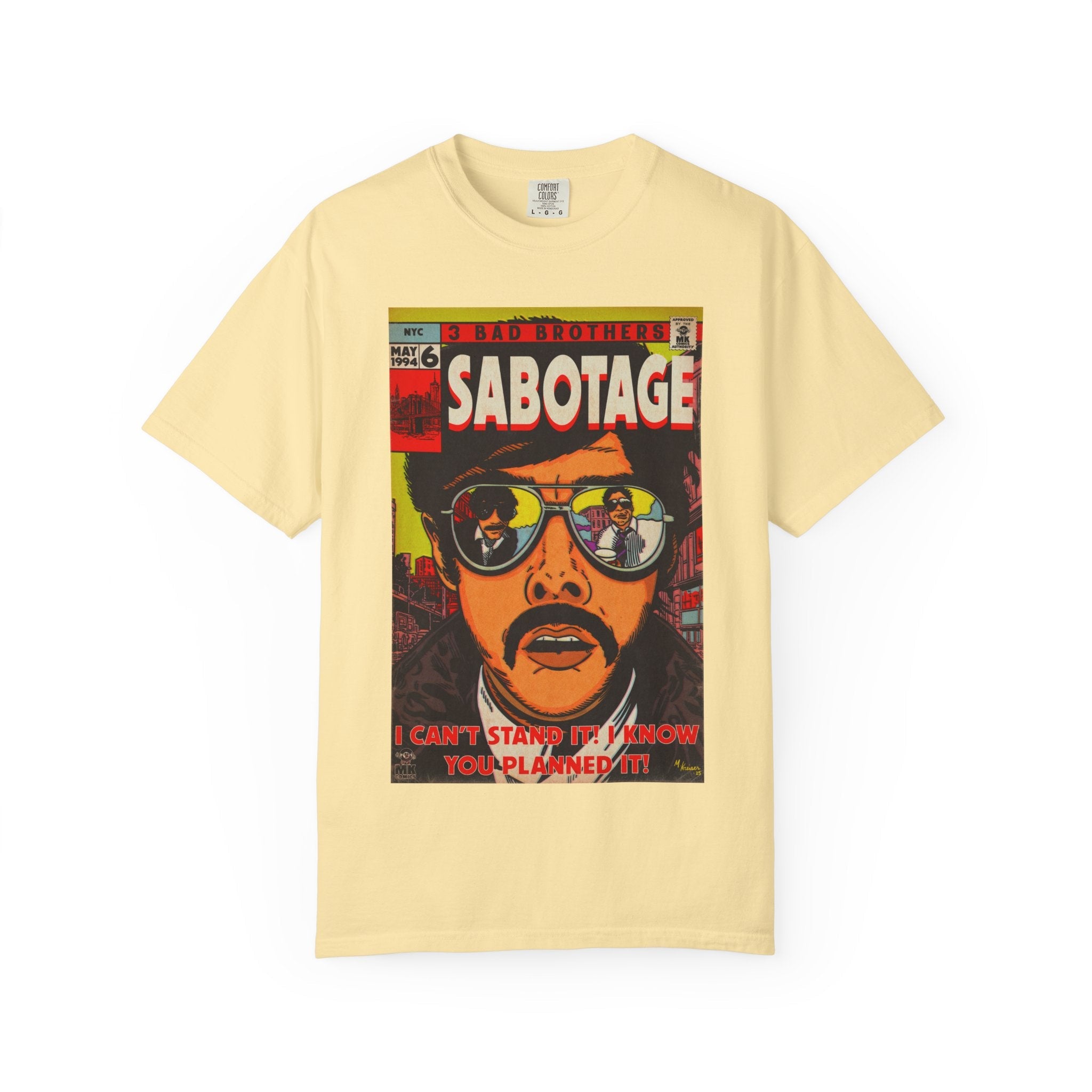 Sabotage - Unisex Comfort Colors Garment-Dyed Heavyweight Short Sleeve Cotton T-shirt