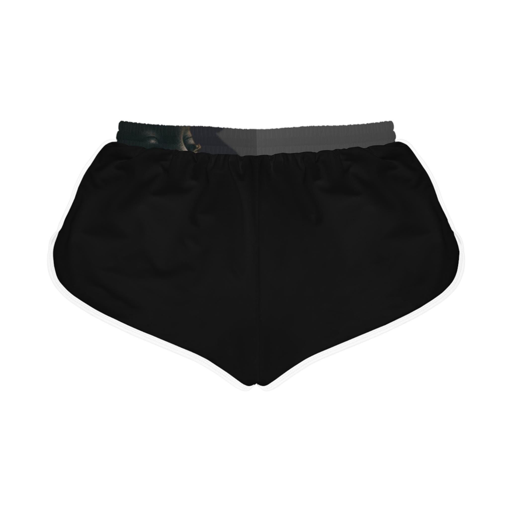 Sexy Black Portrait shorts | Women's Relaxed Shorts