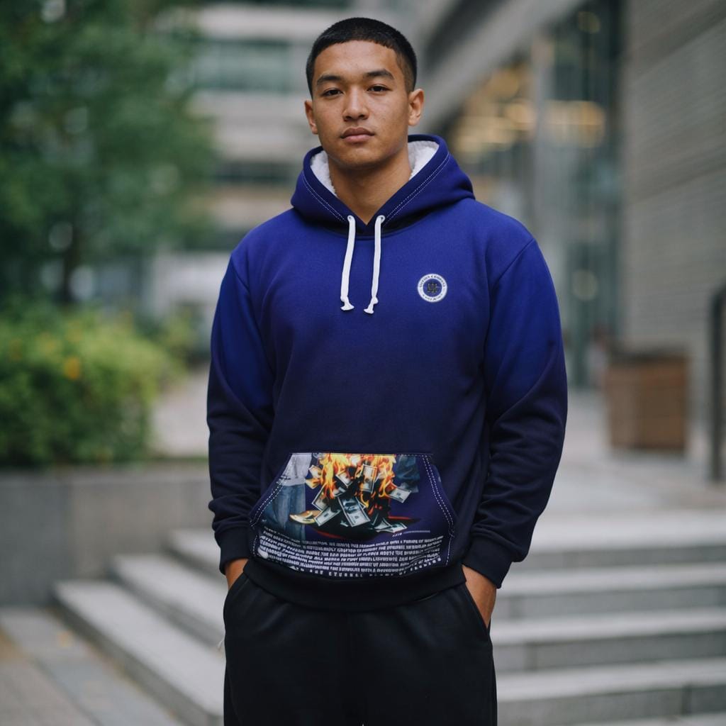 Burn'n Money Fast Hoodie | Graphic Flame Money Streetwear Pullover