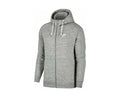 Sudadera con capucha Nike Sportswear Legacy Full-Zip para hombre, gris carbón jaspeado/vela