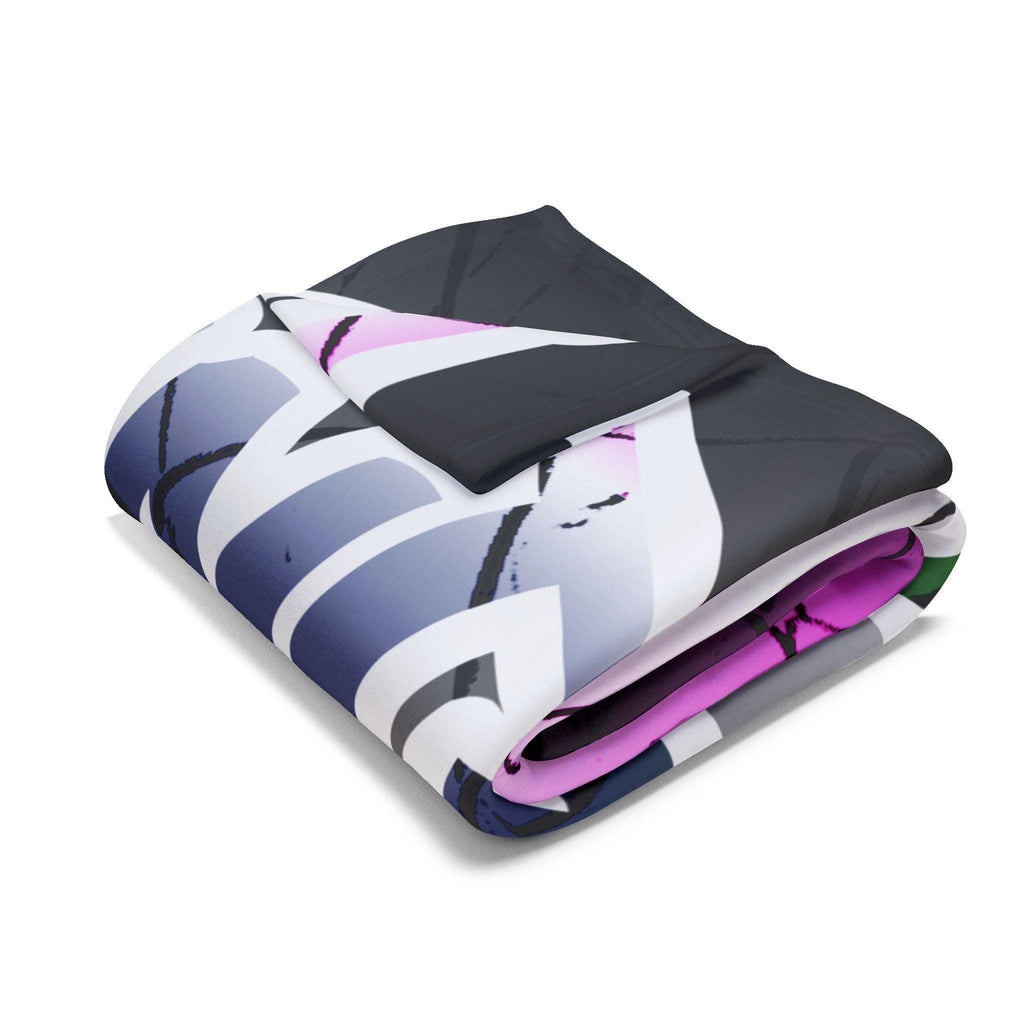Authentic Girl Blanket | Urban Graffiti Arctic Fleece Blanket