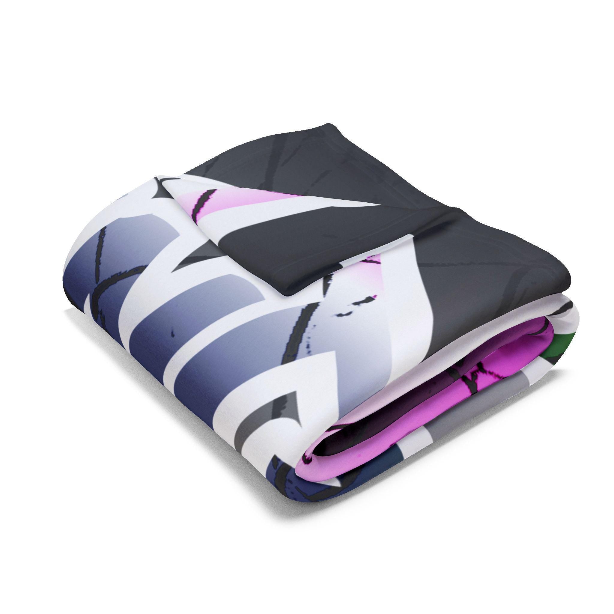 Authentic Girl Blanket | Urban Graffiti Arctic Fleece Blanket