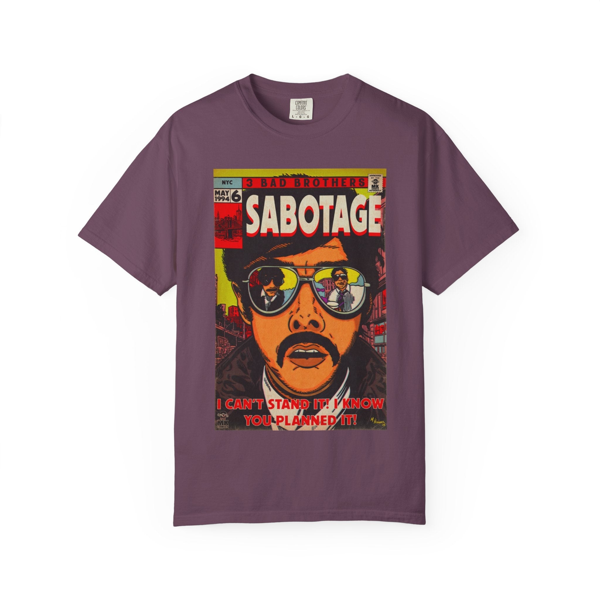 Sabotage - Unisex Comfort Colors Garment-Dyed Heavyweight Short Sleeve Cotton T-shirt