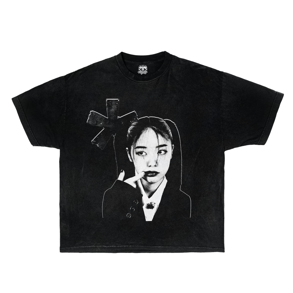 Camiseta de streetwear de algodón de manga corta con estampado DTG 180 GSM de Opium Attitude