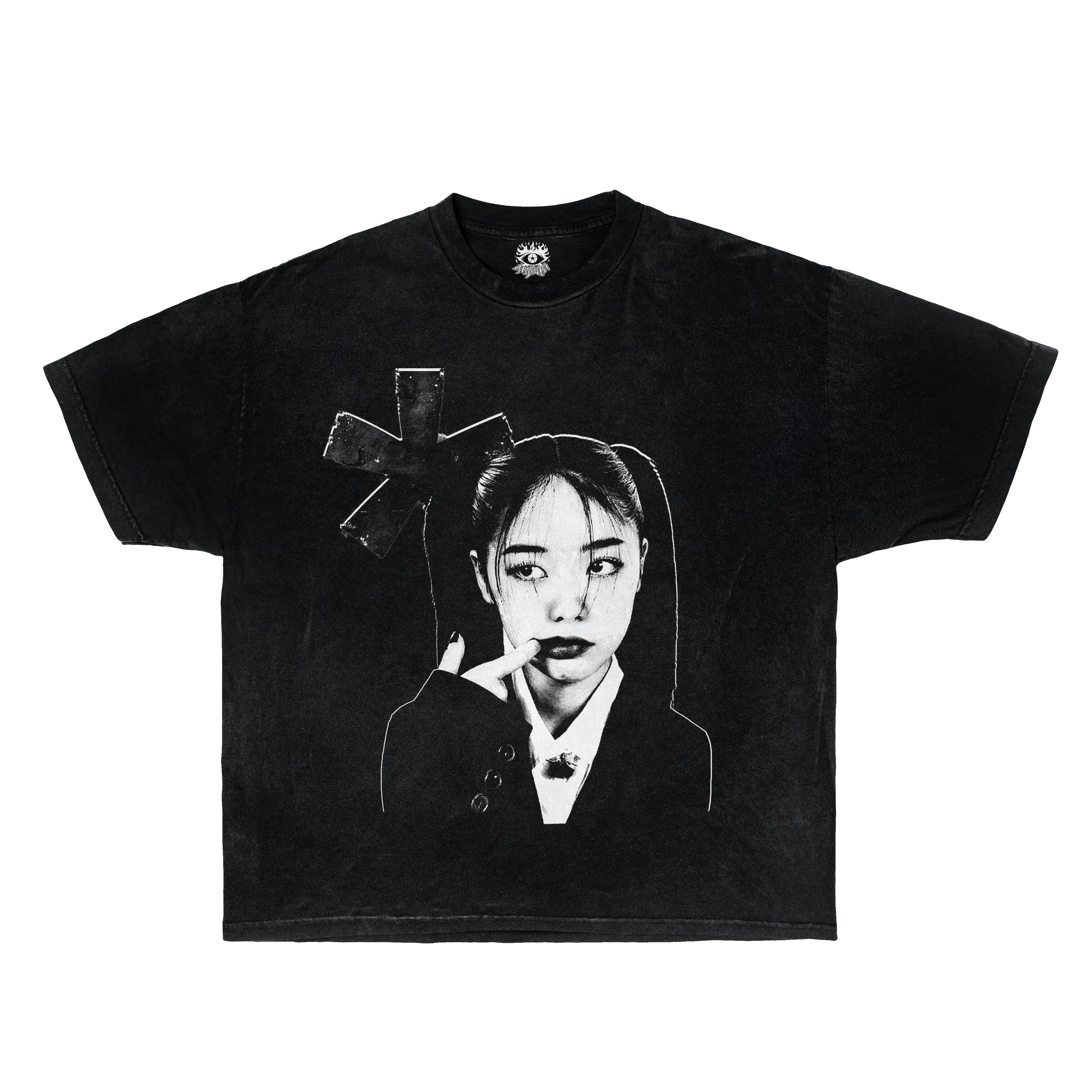 Camiseta de streetwear de algodón de manga corta con estampado DTG 180 GSM de Opium Attitude