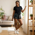 Sexy Black Portrait shorts | Women's Relaxed Shorts
